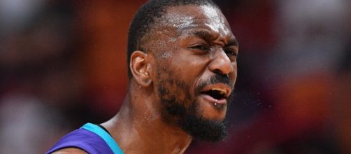 Kemba Walker's standout performance wasn't enough for a Hornets' win on Monday (Apr. 1). [Image via NBA on ESPN/YouTube]