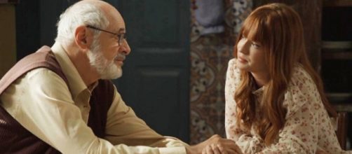 Luz e S&oacute;stenes em 'O S&eacute;timo Guardi&atilde;o'. (Reprodu&ccedil;&atilde;o/Globo)