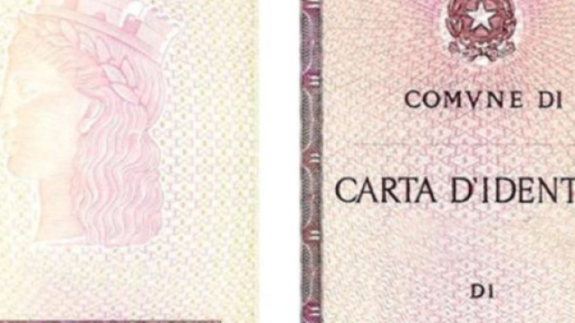 Carta di identit&agrave; - modello generico