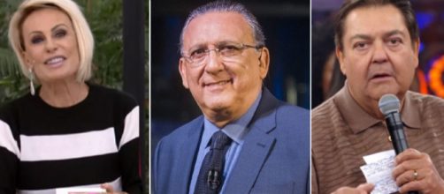 Faust&atilde;o, Ana Maria e Galv&atilde;o Bueno. (Reprodu&ccedil;&atilde;o/TV Globo)
