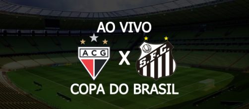 Atl&eacute;tico-GO x Santos se enfrentam pela Copa do Brasil. (Foto: Montagem/ Diogo Marcondes)