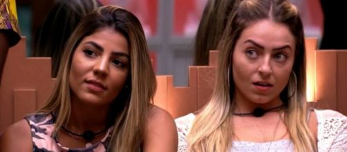 Paula e Hariany discutiram. (Reprodu&ccedil;&atilde;o/TV Globo)