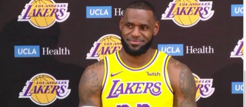 LeBron James with Lakers. - [ESPN . YouTube screencap]