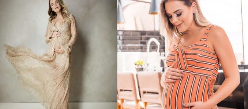 Thaeme est&aacute; na reta final da gesta&ccedil;&atilde;o. (Montagem/Reprodu&ccedil;&atilde;o/Instagram/@thaeme)