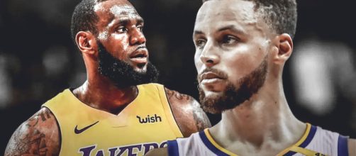 Stephen Curry talked about how the playoffs will be "different" without LeBron. [Image via ClutchPoints/YouTube]