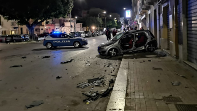 Incidente stradale lungo Viale Vittorio Veneto
