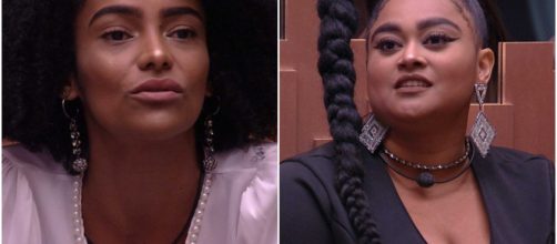 Gabi ou Rizia: uma delas ser&aacute; eliminada hoje. (Reprodu&ccedil;&atilde;o/Gshow)