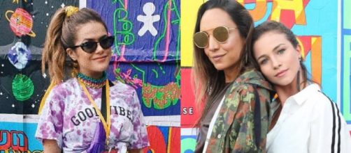 Maisa e outros famosos que foram ao Lolla. (Reprodu&ccedil;&atilde;o/@maisa/@maria_maya)