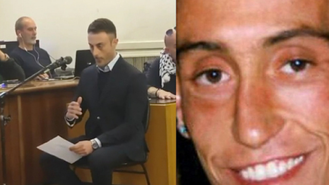 Il racconto di Francesco Tedesco in aula.