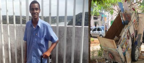 Homem que catava papel&atilde;o nas ruas consegue doutorado fora do Brasil. (Reprodu&ccedil;&atilde;o/ Arquivo Pessoal)