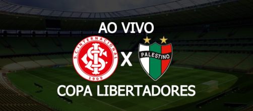 Inter x Palestino ser&aacute; transmitido ao vivo. (Fotomontagem/Diogo Marcondes)