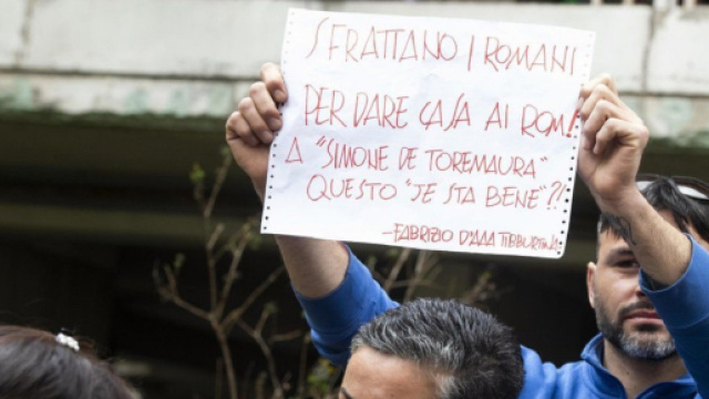 Casapound appoggia la protesta di Casal Bruciato