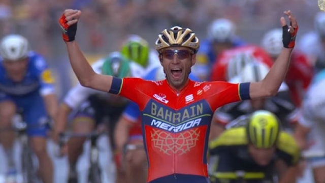 Vincenzo Nibali, la vittoria alla Milano Sanremo