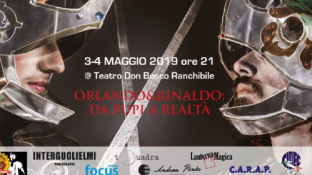 Locandina spettacolo "Orlando e Rinaldo"