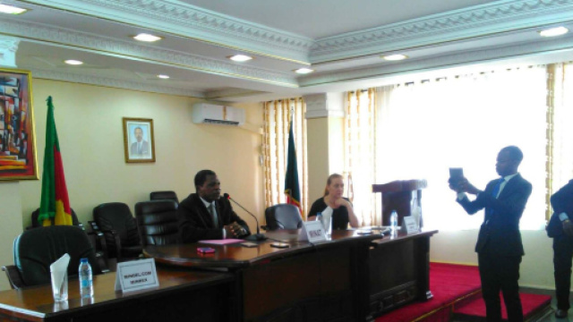 La coordonatrice du CSNU et le Minat (c) Odile Pahai