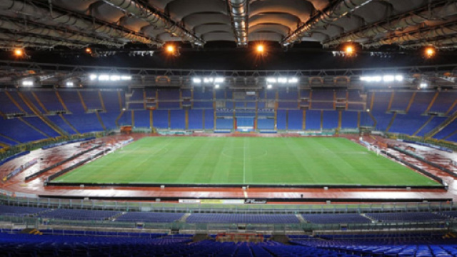 Lo stadio Olimpico ospiter&agrave; domani sera la sfida tra Roma e Juventus