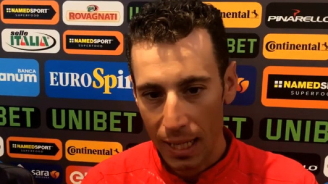 Vincenzo Nibali &egrave; terzo dopo la prima tappa del Giro d'Italia
