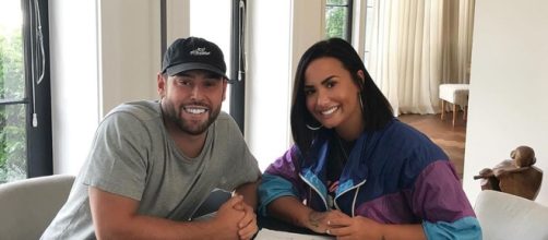 Demi Lovato e Scooter Braun. (Reprodu&ccedil;&atilde;o/Instagram/@ddlovato)