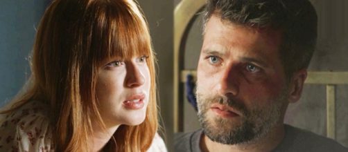 Luz e Gabriel t&ecirc;m briga. (Reprodu&ccedil;&atilde;o/ TV Globo)