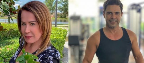 Em entrevista ao programa 'Hora do Faro', Zilu falou sobre a rela&ccedil;&atilde;o com o ex-marido. (Reprodu&ccedil;&atilde;o/Instagram@zilucamargooficial/@zezedicamargo)