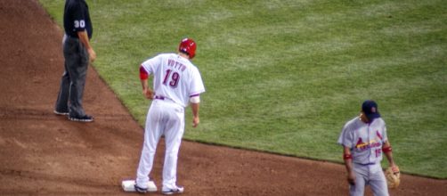 Joey Votto isn't hitting for power or average so far in 2019. [Image Source: Flickr | Jamie Smed]