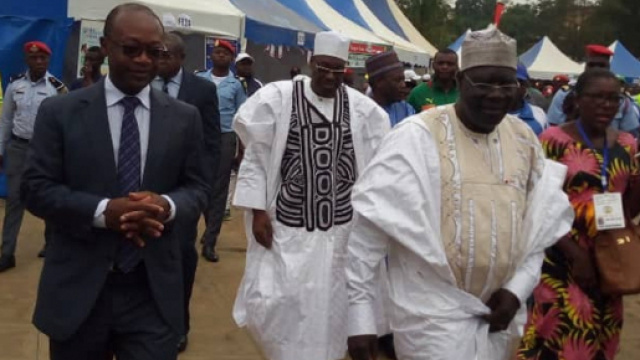 Le Ministre de la Jeunesse et de l'Education Civique Mounouna Foutsou