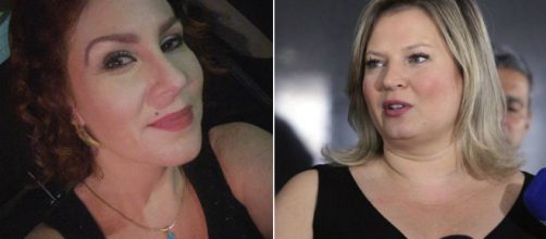 Ao responder Carla, Joice escreveu que colega n&atilde;o &eacute; inteligente. (Reprodu&ccedil;&atilde;o/Instagram/@carla.zambelli/Valter Campanato/Ag&ecirc;ncia Brasil))