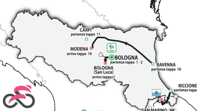 Giro d'Italia 2019 - Anteprima tappa 10: Ravenna-Modena