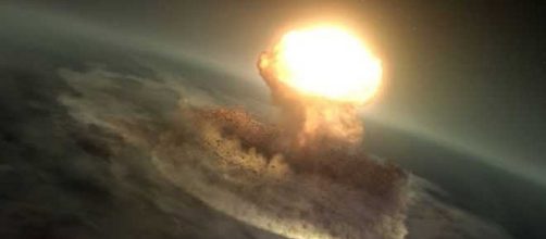 A Nasa simulou a chegada de um aster&oacute;ide na Terra. (Reprodu&ccedil;&atilde;o/ Nasa Scientific Visualization Studio)