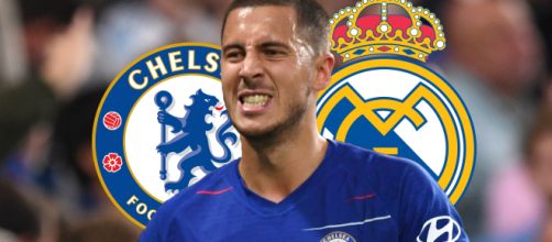 Hazard entre o Real Madrid e o Chelsea. (Arquivo Blasting News)
