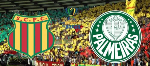 Sampaio Corr&ecirc;a x Palmeiras: transmiss&atilde;o ao vivo na tv e na internet. (Reprodu&ccedil;&atilde;o/ Montagem)