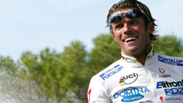 Mario Cipollini in maglia iridata