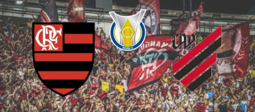 Flamengo x Athletico-PR ao vivo no Premiere. (Reprodu&ccedil;&atilde;o/Montagem)
