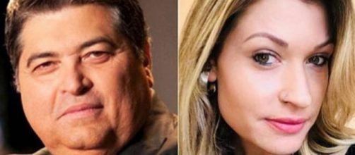 Bruna Drews foi rep&oacute;rter do "Brasil Urgente", apresentado por Datena, na Band. (Reprodu&ccedil;&atilde;o/Instagram/@brudrews/@datenareal)