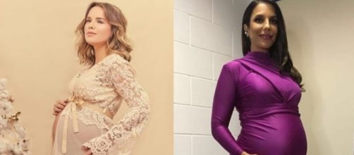 As cantoras Ivete Sangalo e Thaeme revelaram publicamente j&aacute; terem sofrido abortos espont&acirc;neos. (Reprodu&ccedil;&atilde;o/Instagram/@ivetesangalo/@thaeme)