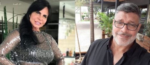 Grecthen e Alexandre Frota j&aacute; estrelaram filmes porn&ocirc;s no passado. (Reprodu&ccedil;&atilde;o/Instagram/@mariagrecthen/@alexandrefrota_oficial)