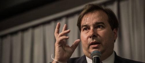Rodrigo Maia (DEM-RJ) foi o "destaque" da manifesta&ccedil;&atilde;o deste domingo no Rio de Janeiro. (Arquivo Blasting News)