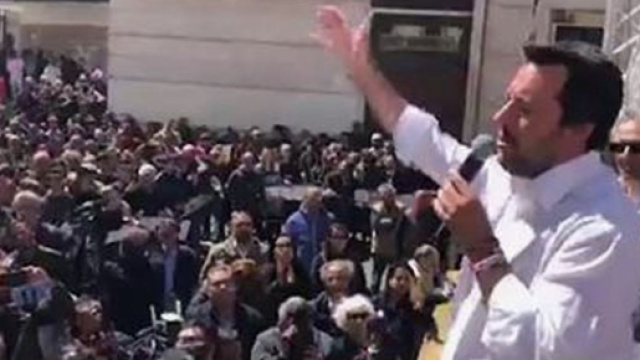 Matteo Salvini ha conquistato le folle.