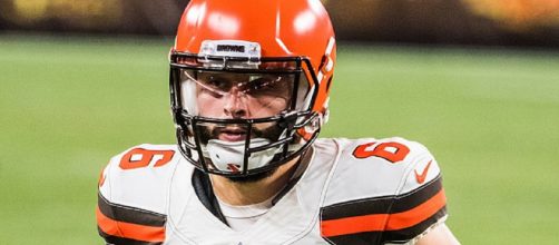 Baker Mayfield yapping at Colin Cowherd is concerning some. [Image via Erik Drost/Wikipedia Commons]