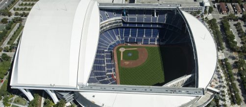 Elieser Hernandez was called up to the Marlins on Monday. [Image Source: Flickr/David Oppenheimer]