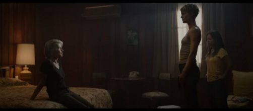 Linda Hamilton, Mackenzie Davis and Natalia Reyes in 'Terminator: Dark Fate.' [Image credit: Paramount Pictures/YouTube/Screenshot]