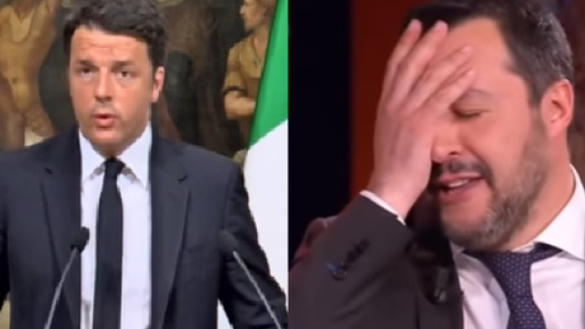 Matteo Renzi pensa che il 'fenomeno Salvini' avr&agrave; vita breve in politica (Ph. Youtube).