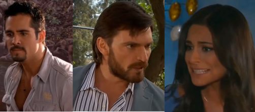 Ana Paula foge de Rog&eacute;rio em 'A Que N&atilde;o Podia Amar'. (Reprodu&ccedil;&atilde;o/Televisa)