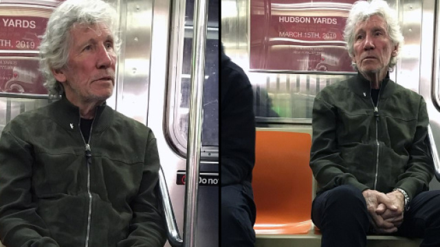 Roger Waters nella metropolitana di New York