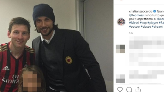 Zaccardo scrive a Messi: 'Ti aspettiamo al Milan'