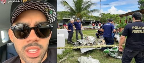 O acidente aconteceu na &uacute;ltima segunda-feira (27), em Est&acirc;ncia, Sergipe. (Reprodu&ccedil;&atilde;o/Instagram/@gabrieldiniz/Divulga&ccedil;&atilde;o/PF Sergipe)