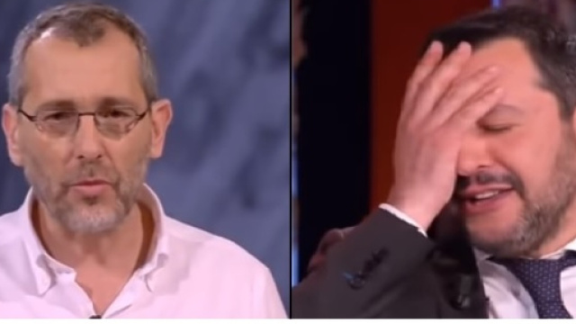 Corrado Formgili ancora una volta non ha parole tenere verso Matteo Salvini.