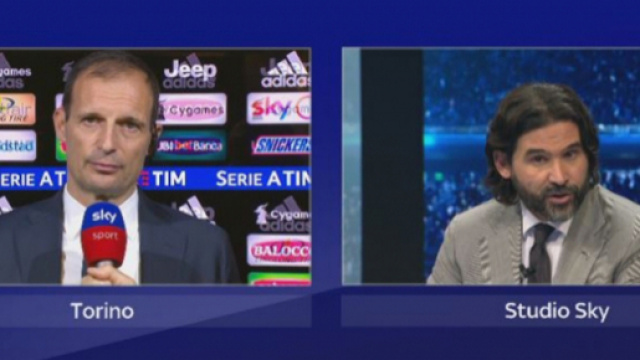 Massimiliano Allegri e Daniele Adani (foto: sport.sky.it)