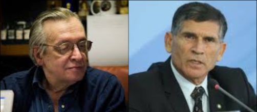 Ministro Santos Cruz responde as criticas ao filosofo Olavo de Carvalho. (Arquivo Blasting News)