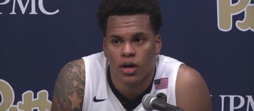 Shamiel Stevenson is visiting Nebraska basketball [Image via Pitt LiveWire/YouTube